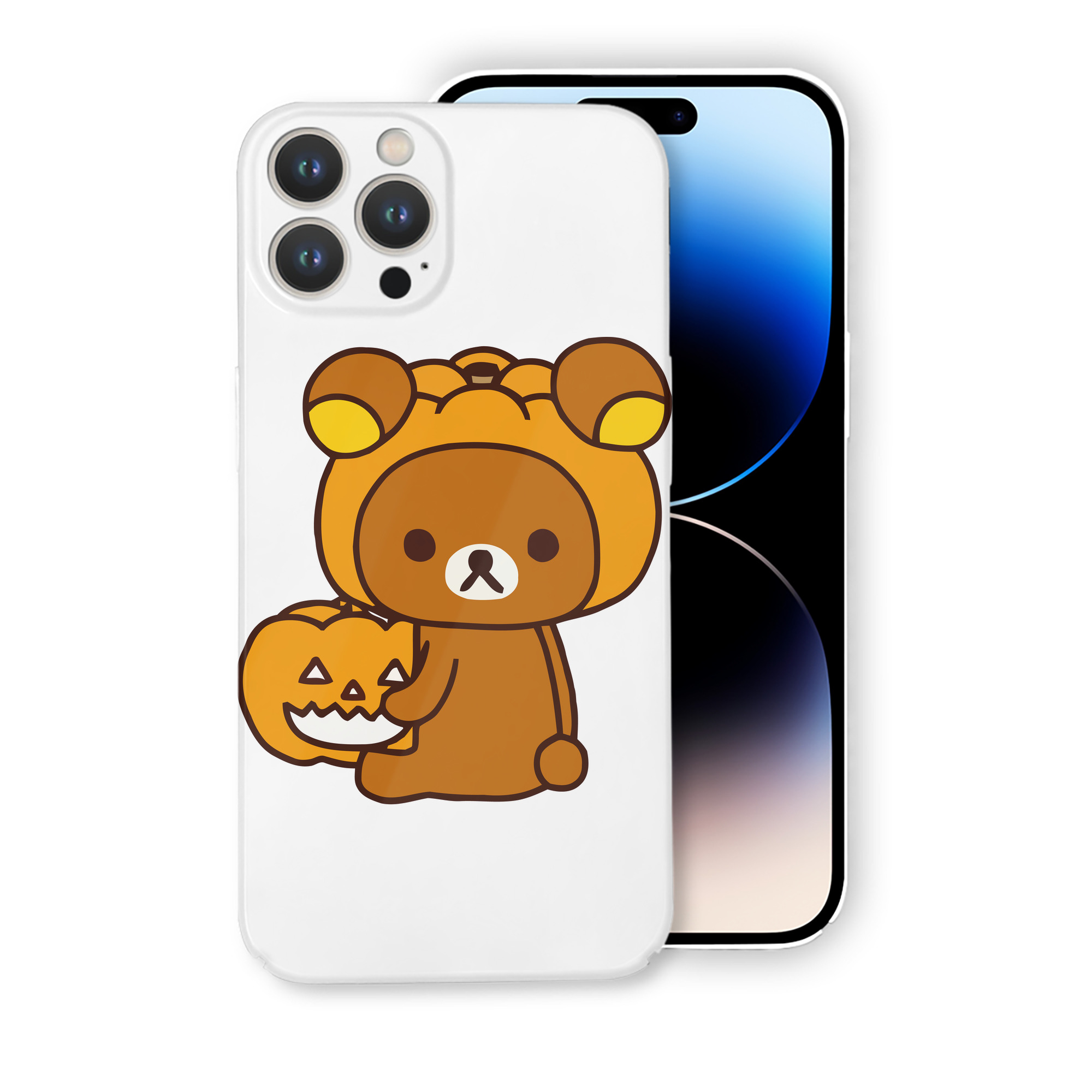 （画像用） リラックマ リラックマ キイロイトリ Rilakkuma Korilakkuma Kiiroitori 【iPhone 14シリーズ対応】ハードケース